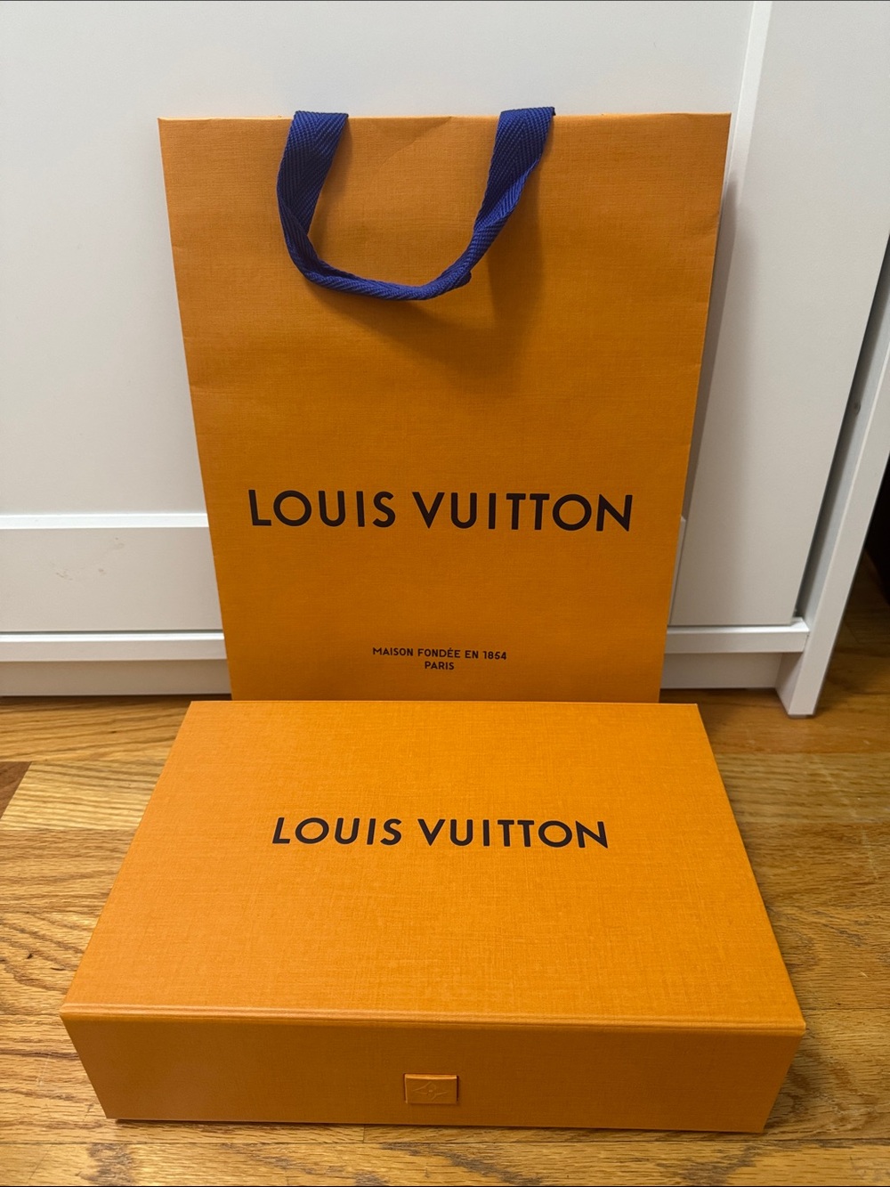 Louis Vuitton gift box with paper bag